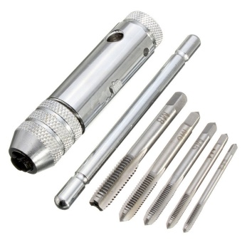 T-Handle Ratchet Tap Wrench Machinist Tool Reversion 3-8mm 7/64 - 5/16&#039;&#039;