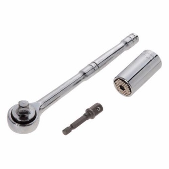 หัวประแจครอบจักรวาล Universal socket wrench แถมฟรี ก้านต่อด้าม