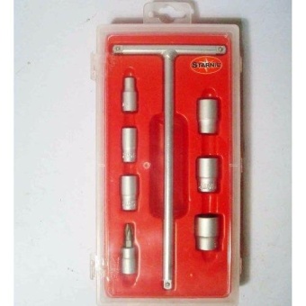 VAUKO : WINDY Socket Set บล๊อค/บ๊อก/บล๊อกชุด 07 ตัวต่อชุด ลูกบล๊อค 1/4 มิลลิเมตร ชนิด 6 เหลี่ยม (6P) รุ่น WINDY-T-S7"