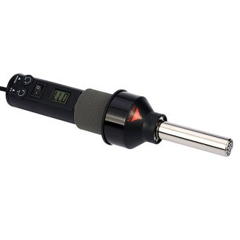 High Quality Portable Digital Temperature-controlled Hot Air Gun Adjustable Heat IC SMD Desolder Tool Set LCD Display BGA Nozzle AC110V 200W - intl