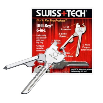 Elit พวงกุญแจเครื่องมือ 6in1 อเนกประสงค์แบบพกพา Utility tool key 6in1 Multi-Function