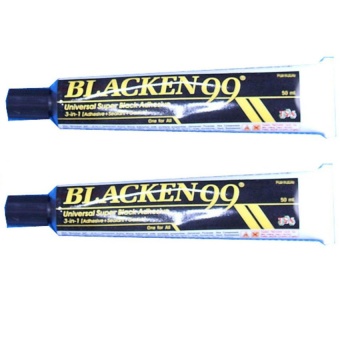 NKE กาวดำ BLACKEN 99 Glue Adhesive (แพ็ค 2 หลอด)
