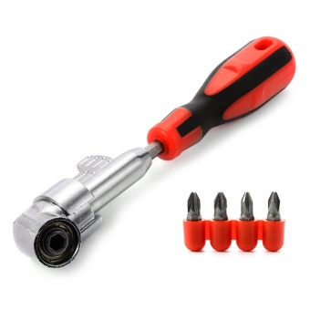 Professional Right Angle 90 Degree Rotary Handle Screwdriver for Phillips Adapter HT160