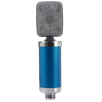 Wired Unidirectional Condenser Microphone (Blue) (Intl)