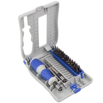 Jackly JK-6026-B Portable Professional 29-in-1 Screwdrivers Tools Set ชุดเครื่องมือซ่อมมือถือ (Blue)