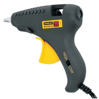 Stanley 69-GR15B ปืนยิงกาวไฟฟ้า ขนาดเล็ก หัวกลม แบบสองระดับอุณหภูมิ GluePro™ ( Mini Hot Melt Glue Gun )
