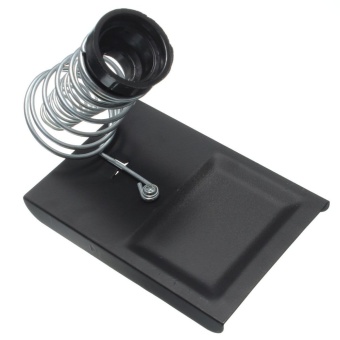 Soldering Solder Iron Metal Rectangle Stand Holder Square Base Support Station