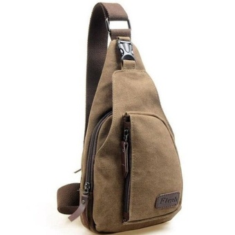 TravelGear24 กระเป๋าคาดอก Size 30x17x5cm Travel Shoulder Bag - Khaki/กากี