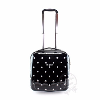 Swiss Gear KW063 Polka Dots Luggages - Black New!รุ่นยอดนิยม