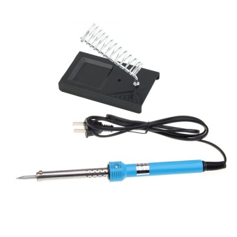 MEGA 9 in1 Electric Solder Starter Tool Kit Set with Iron Stand Desolder Pump - Intl