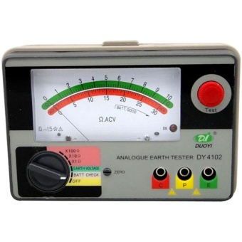 TLEAD เครื่องวัดความต้านทานดิน Analog Ground Resistance Tester DY4102 (สีดำ)(15 x 10 x 7)