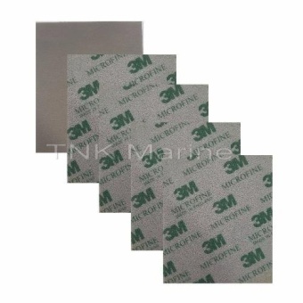 3m 2600 Microfine (5 แผ่น) ฟองน้ำกระดาษทราย เบอร์ 1200-1500 ละเอียดจุลภาค 4.1/2x5.1/2" Softback Sanding Sponge"