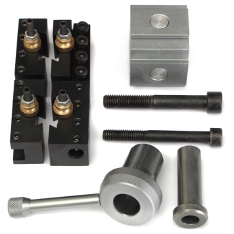 Mini Quick Change Tool Post Holder Kit Set for 7 x10,12,14 Multifix Toolholder"