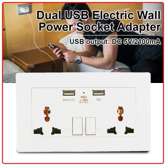 XCSOURCE ปลั๊กไฟพอร์ต USB 2100mA BI119