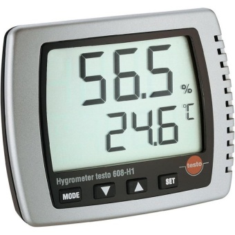 TESTO เครื่องวัดอุณหภูมิ ความชื้น Thermo-Hygrometer รุ่น Testo รุ่น 608-H1 /สีดำ-เทา