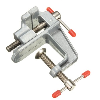 3.5 Aluminum Miniature Small Jewelers Hobby Clamp On Table Bench Vise Tool Vice