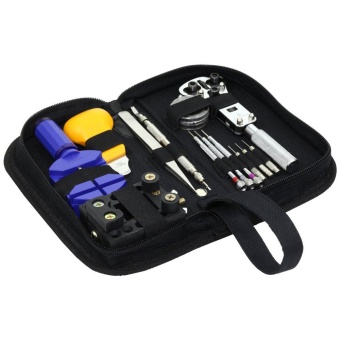 niceEshop Utility-type Watch Repair Tool Kit With Carrying Case (Black)