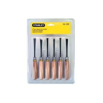 Stanley 16-120 ชุดสิ่ว สำหรับงาน แกะสลักไม้ 6 ชื้น