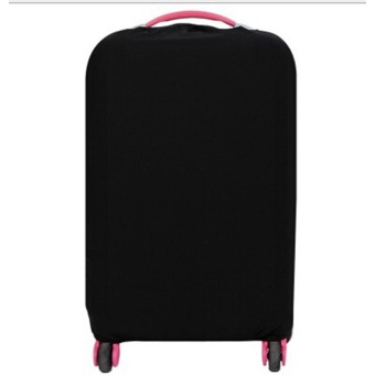 Hanyu Solid Elasticity Luggage Protective Suitcase Covers S(Black) - intl