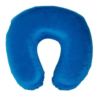 TravelGear24 MEMORY FOAM U shaped pillow หมอนรองคอ ( Dark Blue/น้ำเงินเข้ม )