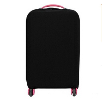 LALANG Solid Elasticity Luggage Protective Suitcase Covers S (Black)