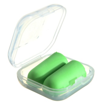 Soft Foam Ear Plugs+Earplugs Box Beautiful Easy Fashion 1Pair