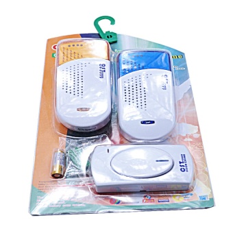 Startup กริ่งประตูไร้สาย รุ่น CST-7777 (สีฟ้า/เหลือง)