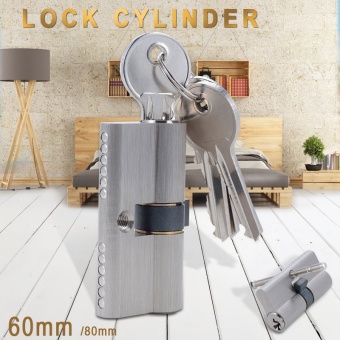 60mm(30/30) Stainless Steel Lock Cylinder for PVC Aluminium Wooden Doors HS617