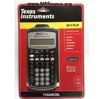 Texas Instruments เครื่องคิดเลขทางการเงิน รุ่น TI BA II Plus