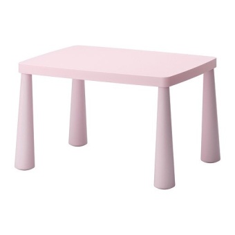 MAMMUT โต๊ะเด็ก Children&#039;s table 77*55 cm (ชมพู)