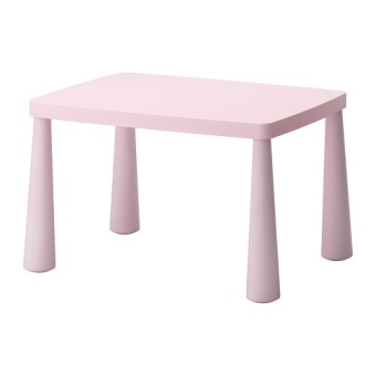 MAMMUT โต๊ะเด็ก Children's table 77*55 cm (ชมพู)