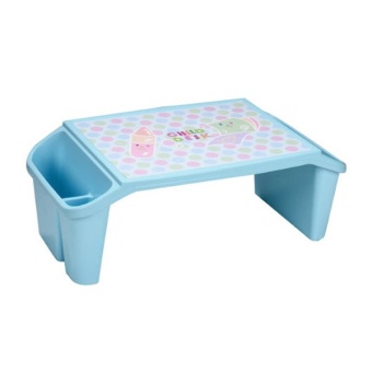 Selected โต๊ะญี่ปุ่นขนาดเล็ก โต๊ะเด็ก โต๊ะเขียนหนังสือ โต๊ะวางโน๊ตบุ๊ค - สีฟ้า