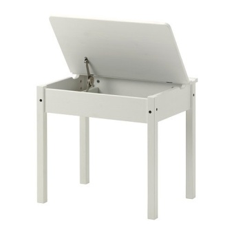 Ezy Decor โต๊ะเด็กแบบเปิดได้ (White)