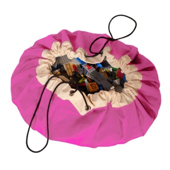 150cm Quilted Toy Storage Bags Canvas Toy Storage Bag Large Capacity