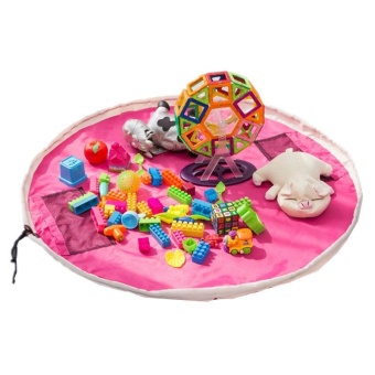 60inch/150cm Toys Storage Bag Organizer (Bright Pink) - Intl