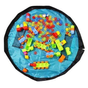 60inch/150cm Toys Storage Bag Organizer (Blue/Black) - Intl