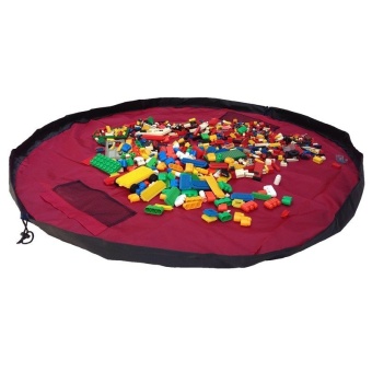 60inch/150cm Toys Storage Bag Organizer (Wine/Black) - Intl