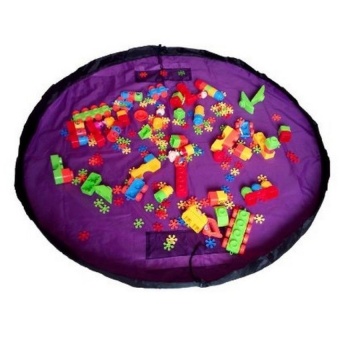 60inch/150cm Toys Storage Bag Organizer (Purple/Black)