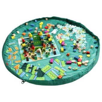 17.7inch/45cm Toys Storage Bag Organizer (Green)