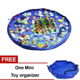 60inch/150cm with Mini Toys Organizer Storage Bag Set (Blue)