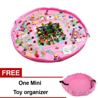 60inch/150cm with Mini Toys Organizer Storage Bag Set (Pink)