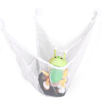 Jumbo Baby Kid Pet Toys Hammock Net Corner Stuffed Animals Doll Storage Mesh Bag(white) (Intl)