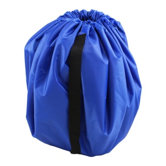 Kids Play Mat Bag Portable Toy Storage Organizer(Blue)