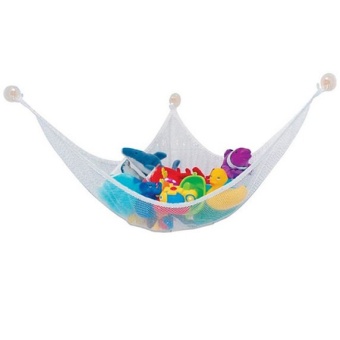 LCD Hanging Multipurpose Stuffed Toy Hammock Net (White)