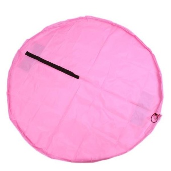 LALANG Portable Kids Play Mat Toys Storage Bag Organizer Pink