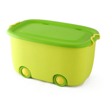 BAFFECT Multifunction Child Toy Housing Box Storage Basket Yellow - Intl