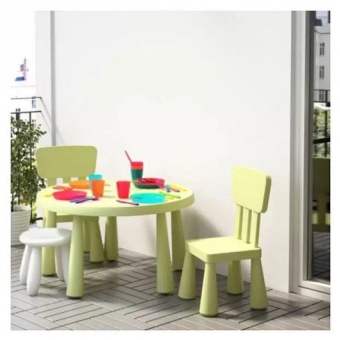 โต๊ะเด็ก เก้าอี้เด็ก ชุดเฟอร์นิเจอร์เด็กเล็ก เซทโต๊ะเก้าอี้เด็ก โต๊ะกิจกรรมเด็กเล็ก สีเขียว แถมฟรีผ้าขนหนูอเนกประสงค์ HomeSmile
