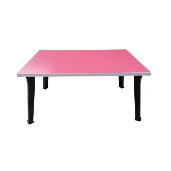 NK Furniline โต๊ะญี่ปุ่น ท็อปสี่เหลี่ยม 16"x24"(40x60ซม.) (สีชมพู)"