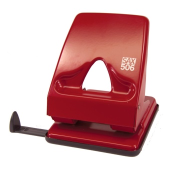 SAX เครื่องเจาะกระดาษ Elegant (XL) รุ่น 506 - Red