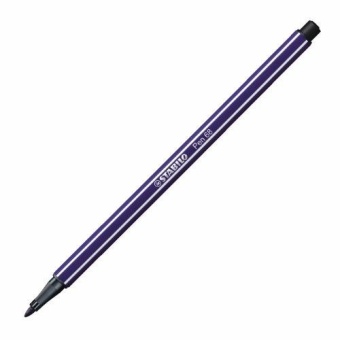 STABILO Pen 68 ปากกาสีหมึกน้ำ Fibre-Tip Pen สีเข้ม ชุด 15 สี